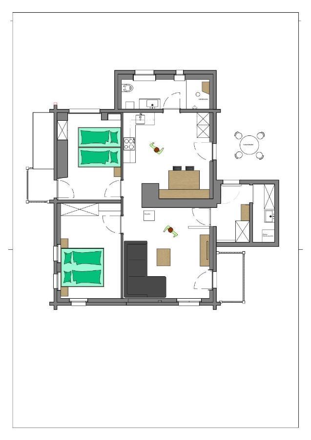 Ferienwohnung Dorfbrunnu Ried-Brig Exterior foto
